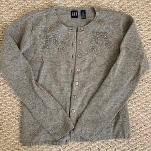 GAP wool blend sweater cardigan
